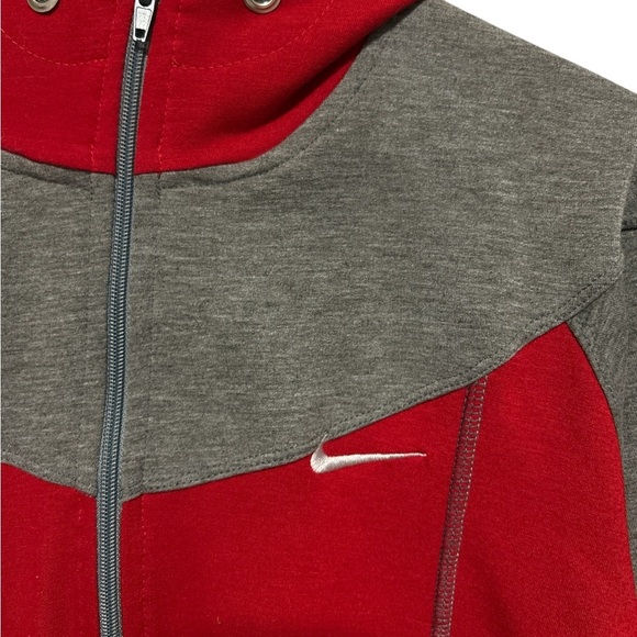 3 For 25 Nike Red and Grey Zip-Up Hoodie - Picture 2 of 4
